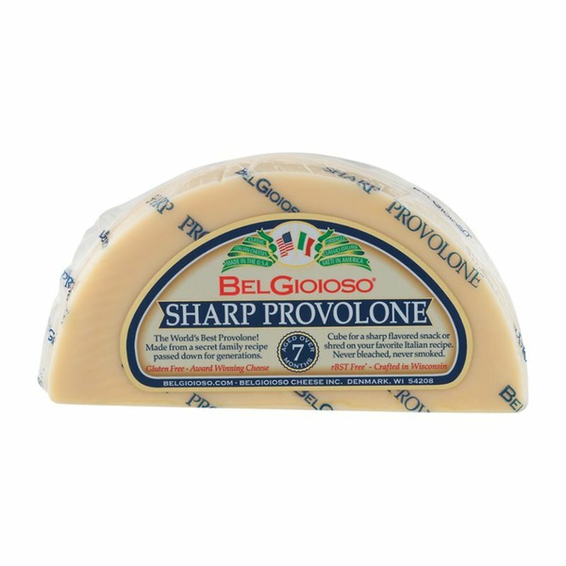 BelGioioso Cheese, Sharp Provolone 1 pound (2 - 8 oz half moon pieces) gallery