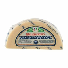 BelGioioso Cheese, Sharp Provolone 1 pound (2 – 8 oz half moon pieces)