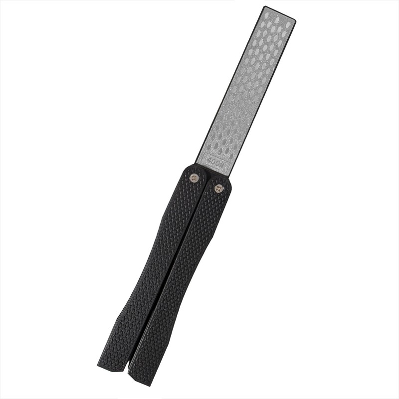 Folding Pocket Sharpener Diamond Knife Sharpener 400 and 600 Grit gallery