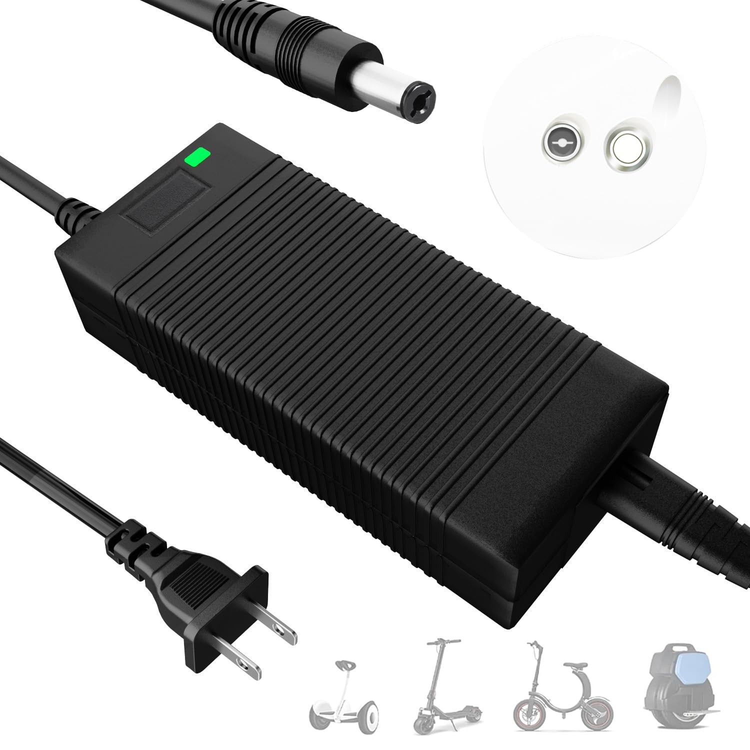 Evaplus 54.6V Smart Charger For 48V Lithium Batteries - Ul Certified Charging gallery