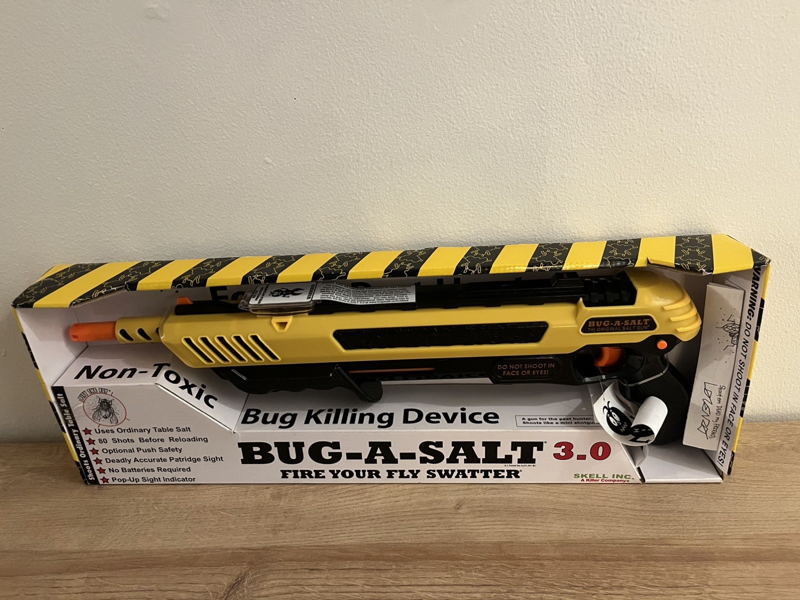 Bug-A-SALT 3.0 Yellow Salt Gun for Flies Non-Toxic Pop-Up Sight Indoor Outdoor gallery