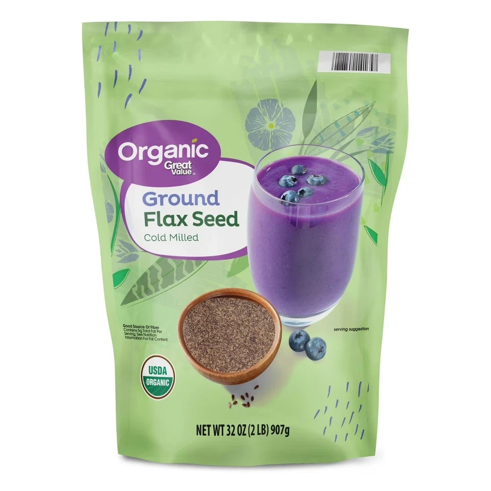 Great Value Organic Ground Flax Seed – 32 oz gallery
