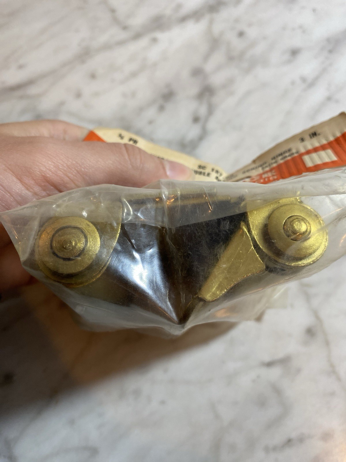 Vintage Lawrence SC 187-DB Double Acting Spring Hinge Satin Brass 3 in, 2 Pack gallery