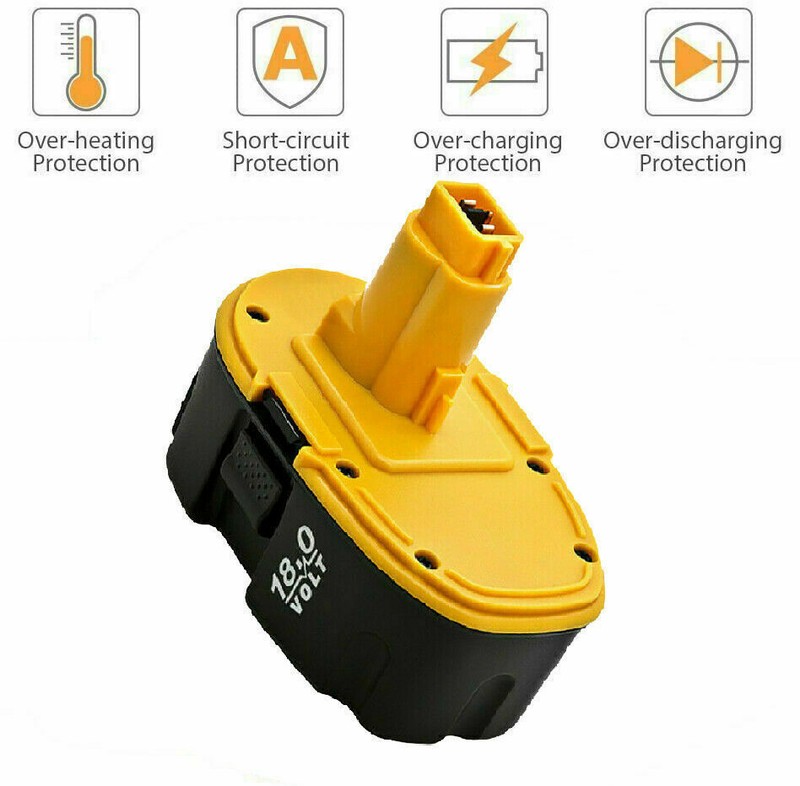 Replacement For Dewalt 18 Volt 18V Battery /Charger DC9096-2 DC9098 DW9099 gallery
