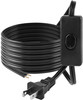 Lamp Power Cord with On/Off Switch 3A/120V UL Certified Lamp Wire with Molded P gallery
