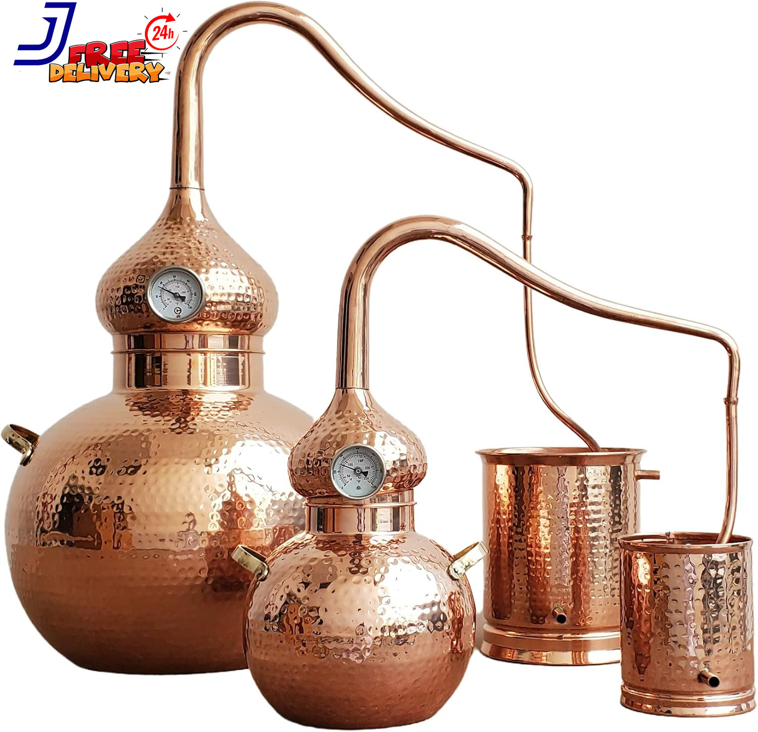 5 Litres Pure Copper Alembic Still for Whiskey Moonshine Essential Oils by Coppe gallery