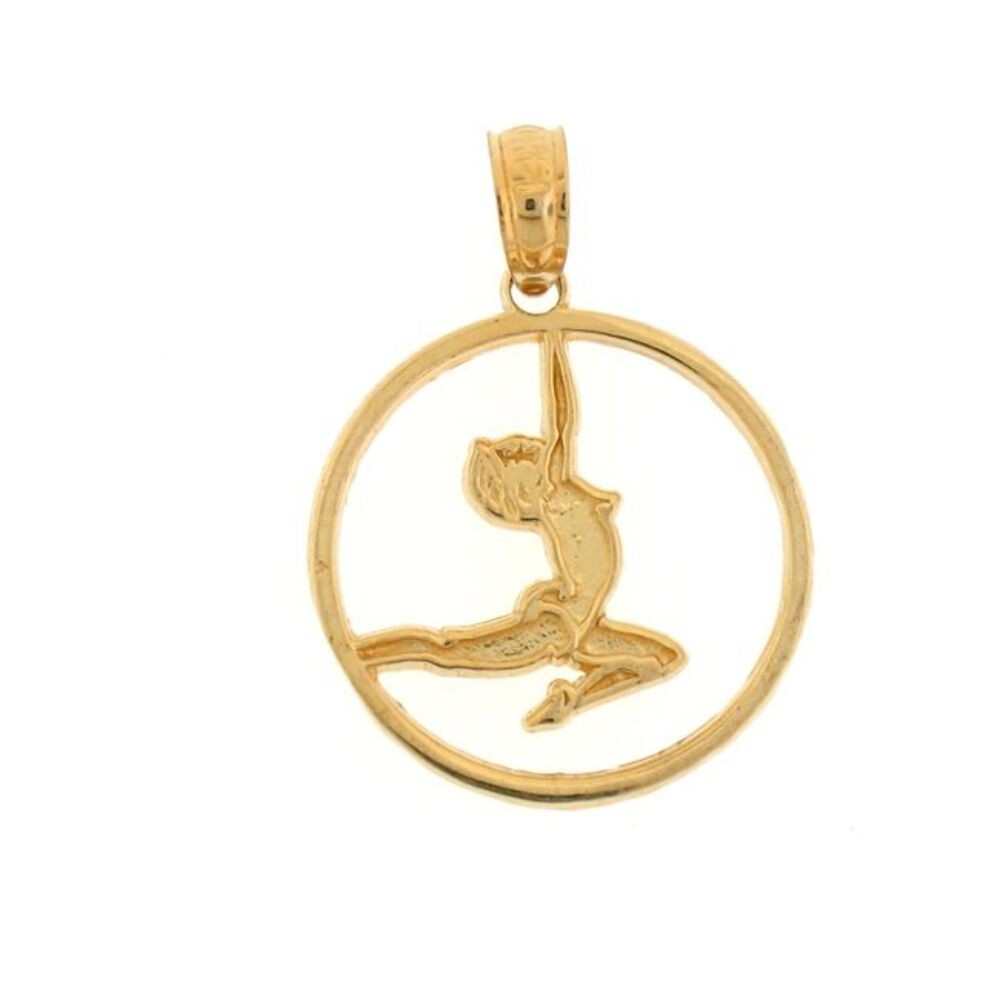 Exercise Charm Pendant 14k Gold (1 Gram) gallery