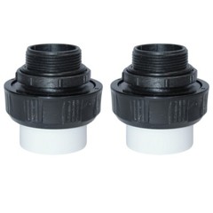 Hi-Temp Union MIP Thread x PVC Slip | Easy Install Union Fitting for Pool Pump