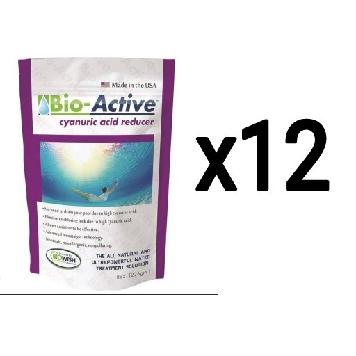 (12 PACK) Bio-Active Cyanuric Acid and Conditioner Reducer 8 ounce pouch gallery