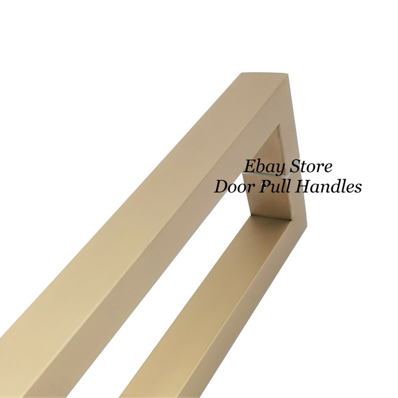 Pull Square Handle Entry Door Stainless Steel Satin / Black / Polished Brass gallery
