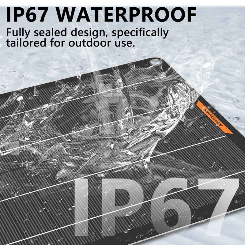 12V Solar Battery Maintainer Waterproof 10 30 50 watt Solar Panel Kit for Car gallery