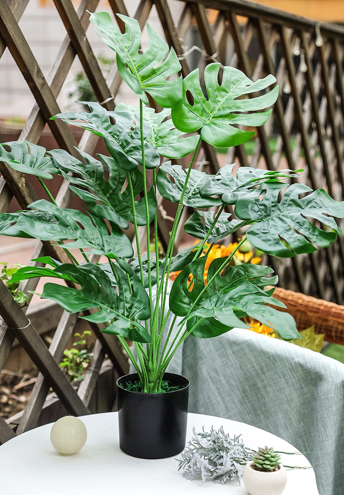 Toopify Fake Plants Large, Artificial Floor Plants Tall for Home Office Living gallery