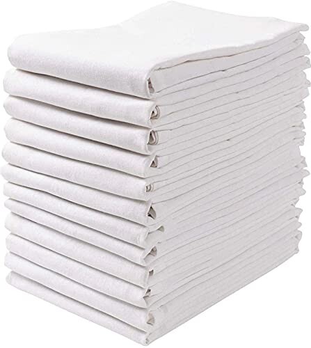 Flour Sack Kitchen Dish Towels - Lint Free Soft 100% Ring Spun Cotton - 28x28 gallery