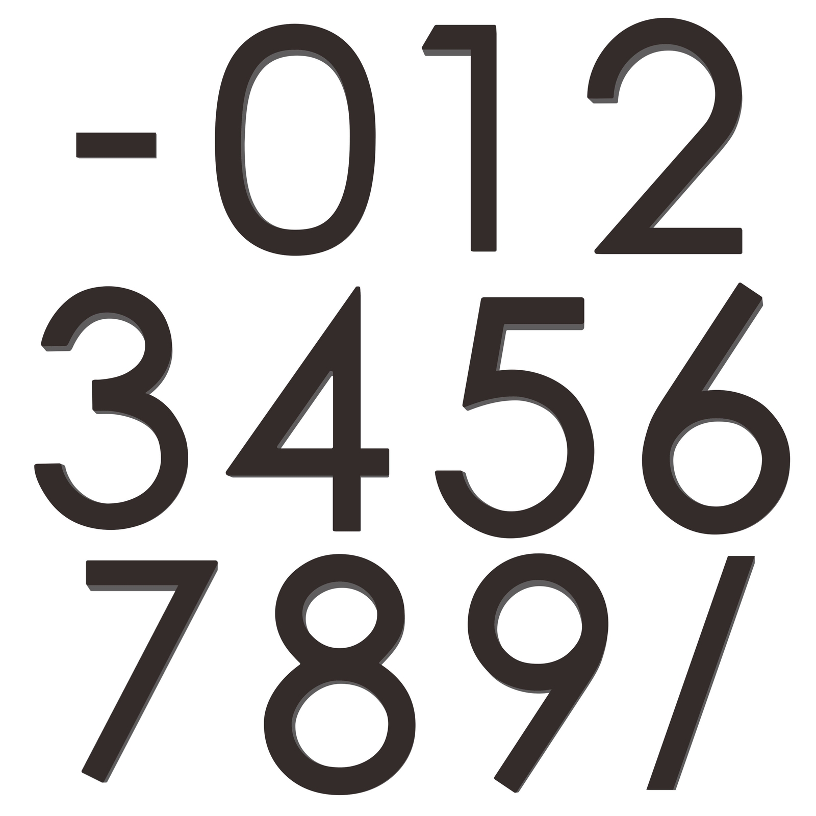 Black Modern Floating Acrylic House Number for Address Plaque, Mailbox, and gallery