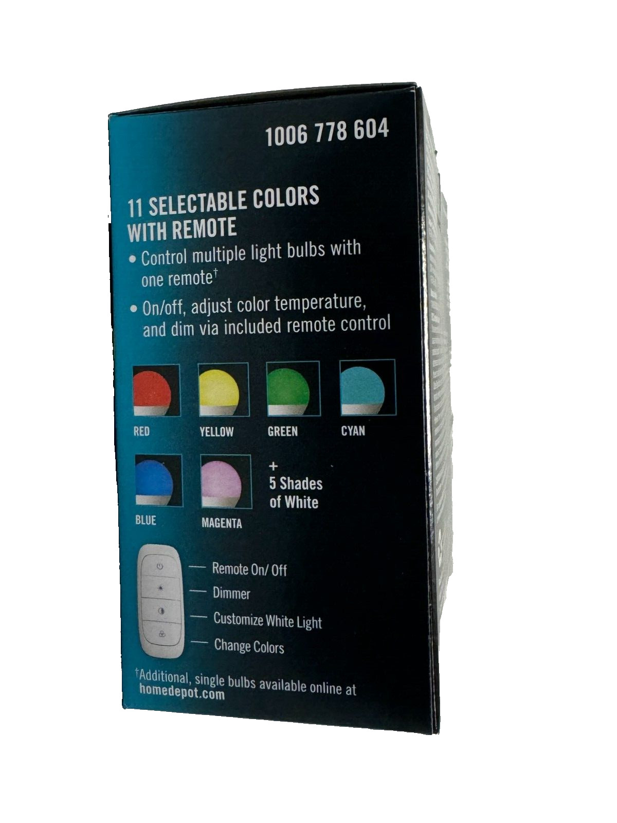 Ecosmart 60W LED Bulb, Color Changing A19 with Remote gallery