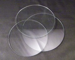 CLOCK FACE GLASS / ROUND FLAT CLOCK GLASS / REPLACEMENT CLOCK GLASS