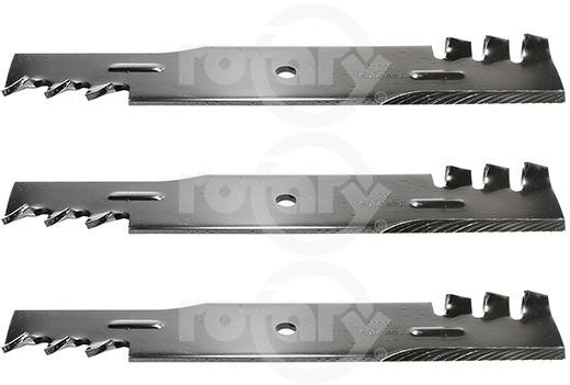Copperhead Mulcher Blade 3 Pack 17-7/8" x 3" for Hustler 785436 783753