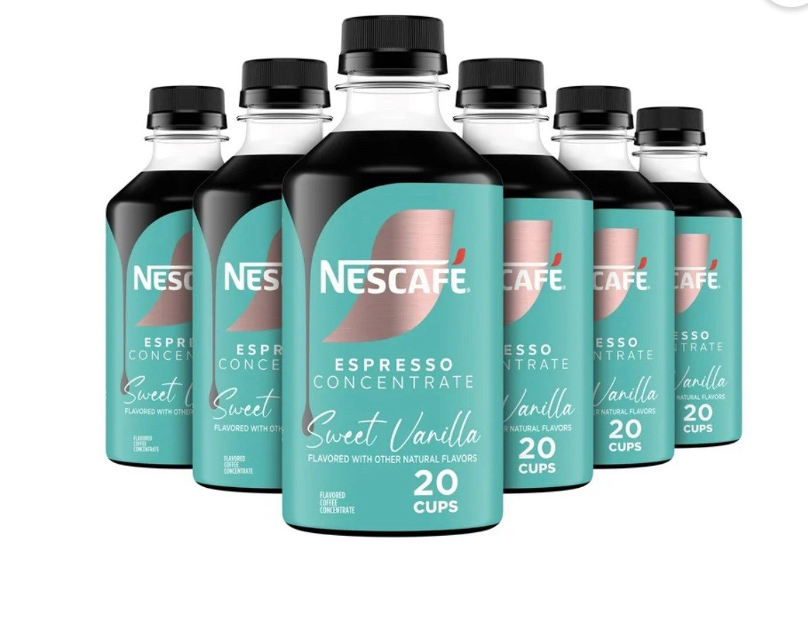 (6 pack) NESCAFÉ Espresso Concentrate, Sweet Vanilla, Instant Coffee, 10 fl oz gallery