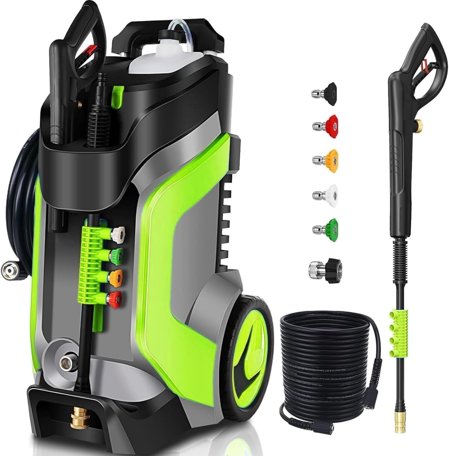 5000PSI Pressure Washer 4.0GPM High Power Washer with M22-14mm Pressure Hose 33F gallery