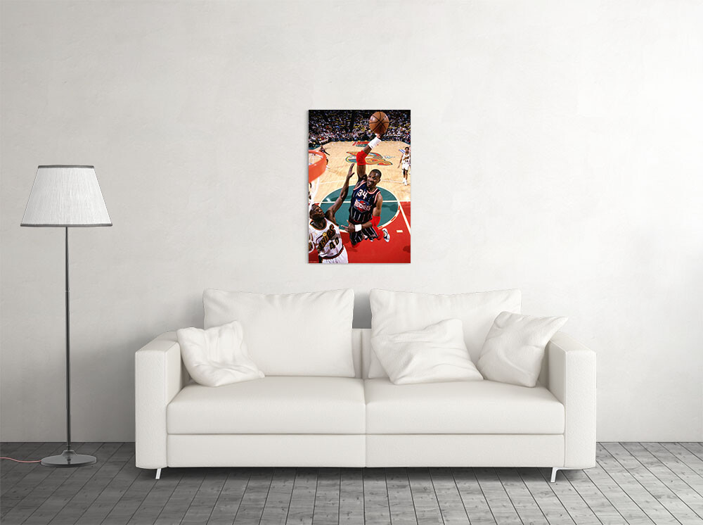 Hakeem Olajuwon Houston Rockets Basketball Player Wall Art Home - POSTER 20"x30" gallery