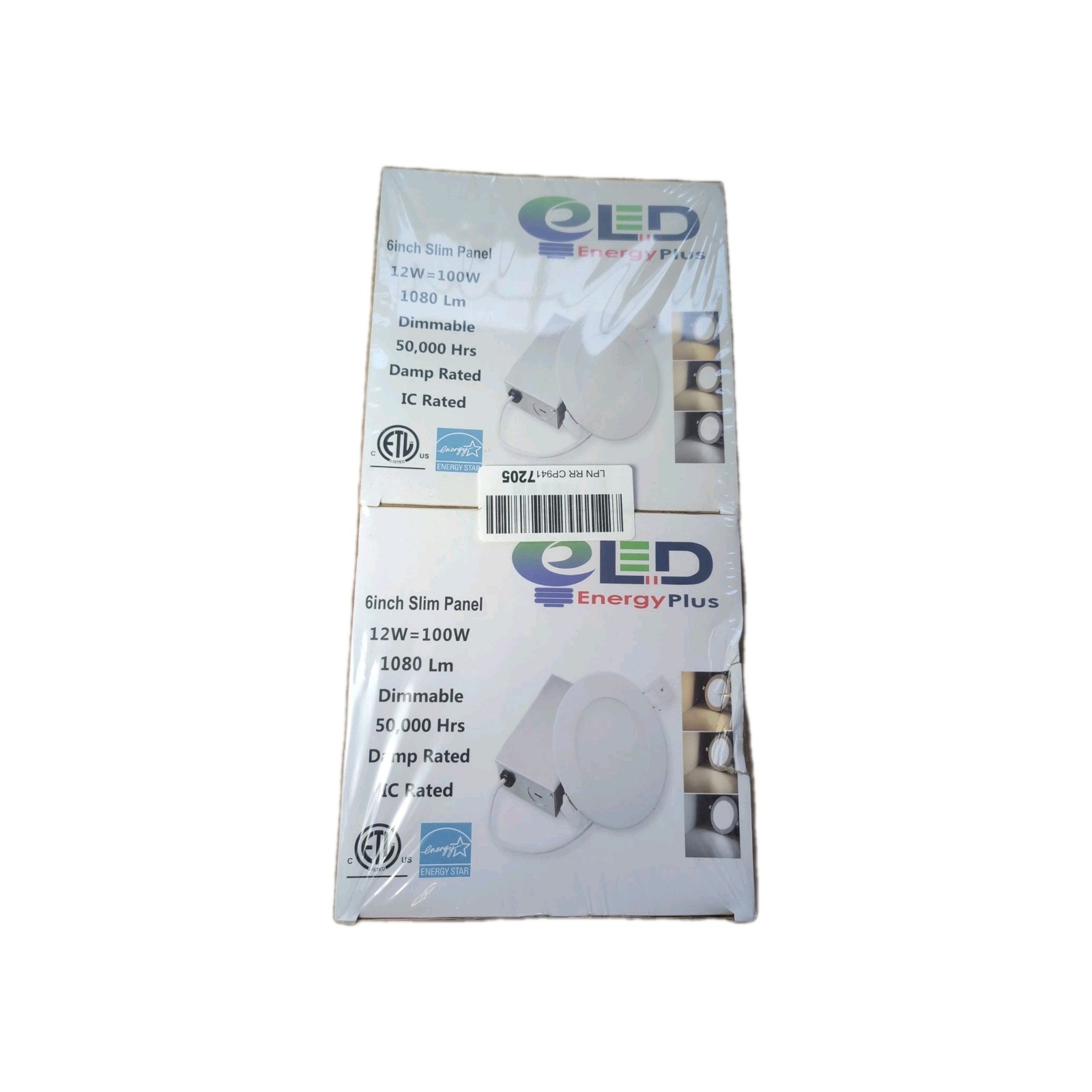 ELED Energy Plus Recessed LighteningWhite-4 PACK 1080LM/ Dimmable/50K Hours/3CCT gallery