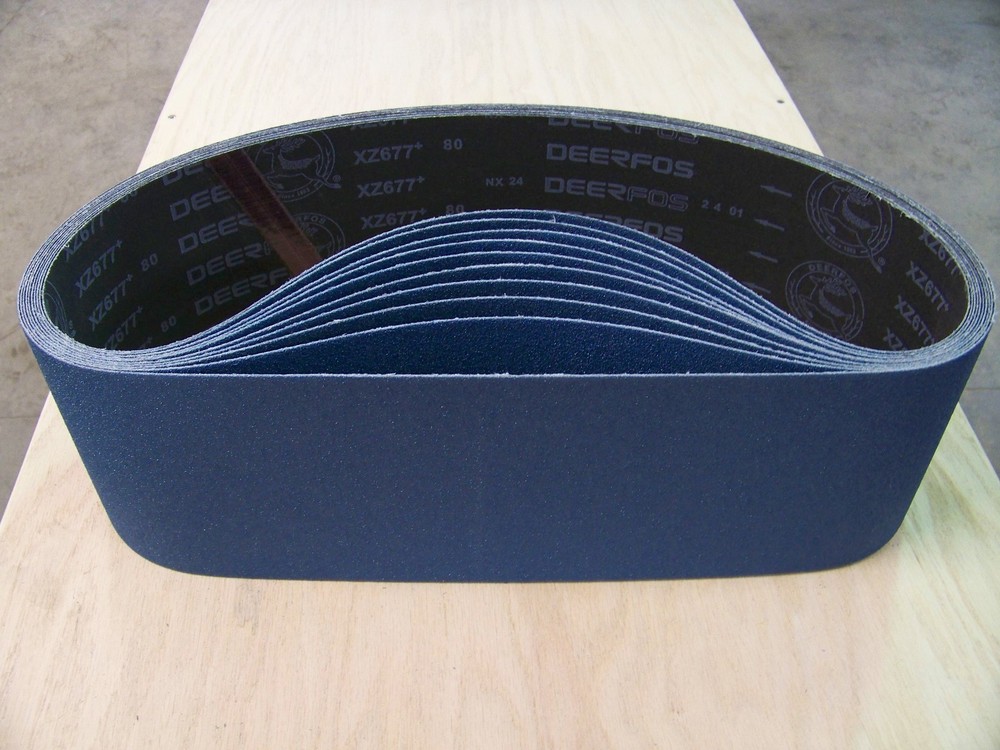 PREMIUM ZIRCONIA, X-WEIGHT SANDING BELTS 3" X 24", 10 - PACK, 40-GRIT