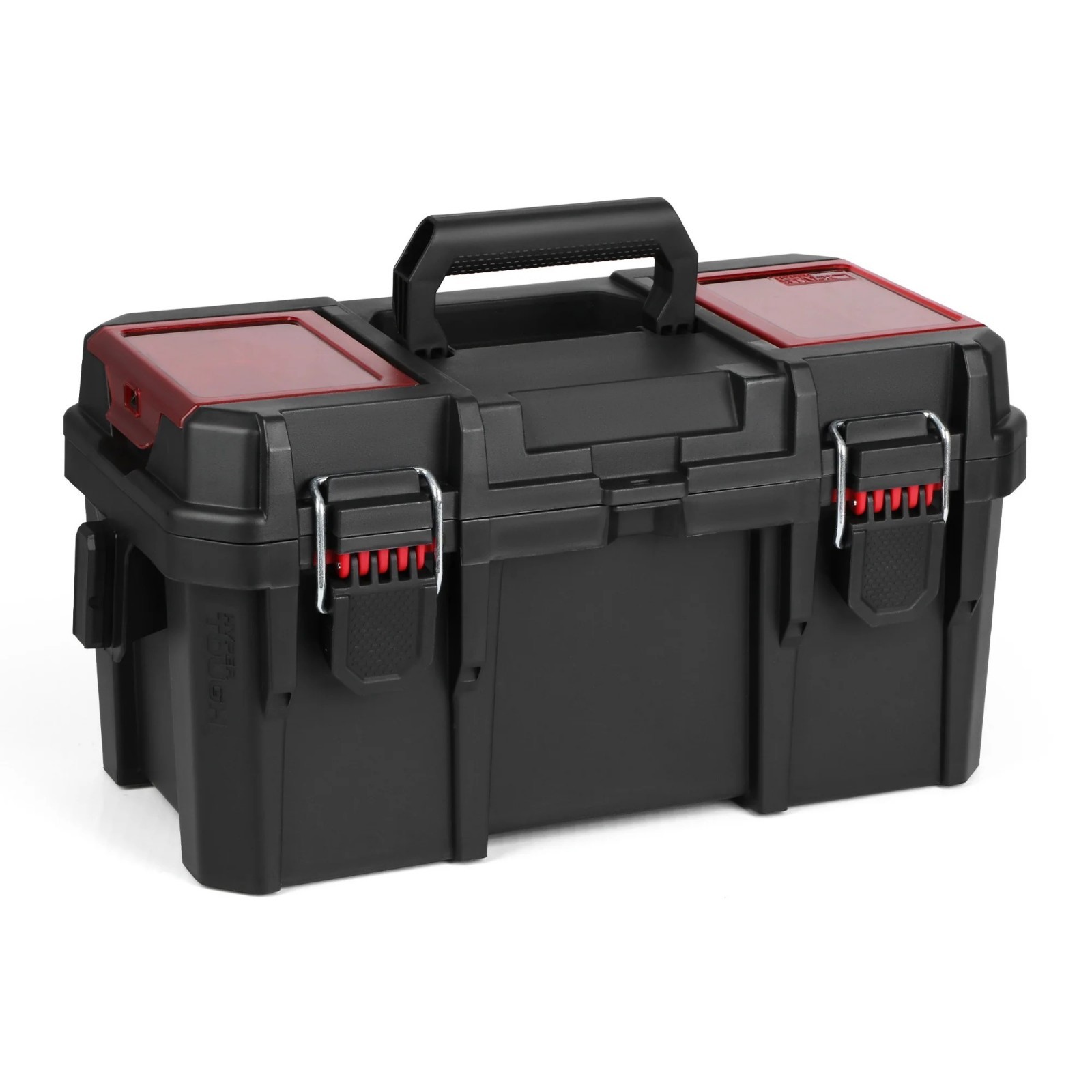 Hyper Tough 16-Inch Toolbox – Heavy-Duty Resin Storage with Padlock Security gallery