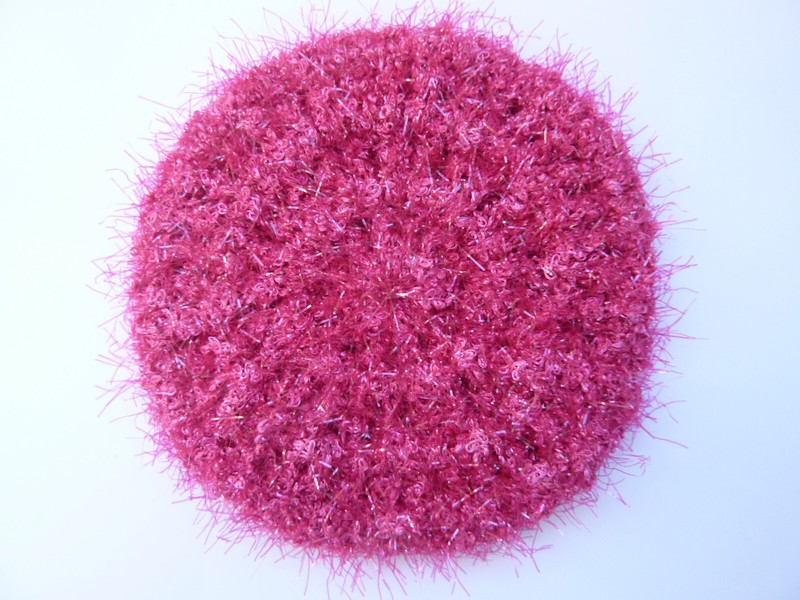 6 Rough Round Multicolor Dish Pot Scrubbers Scrubby Scrubbies Handmade 92 gallery
