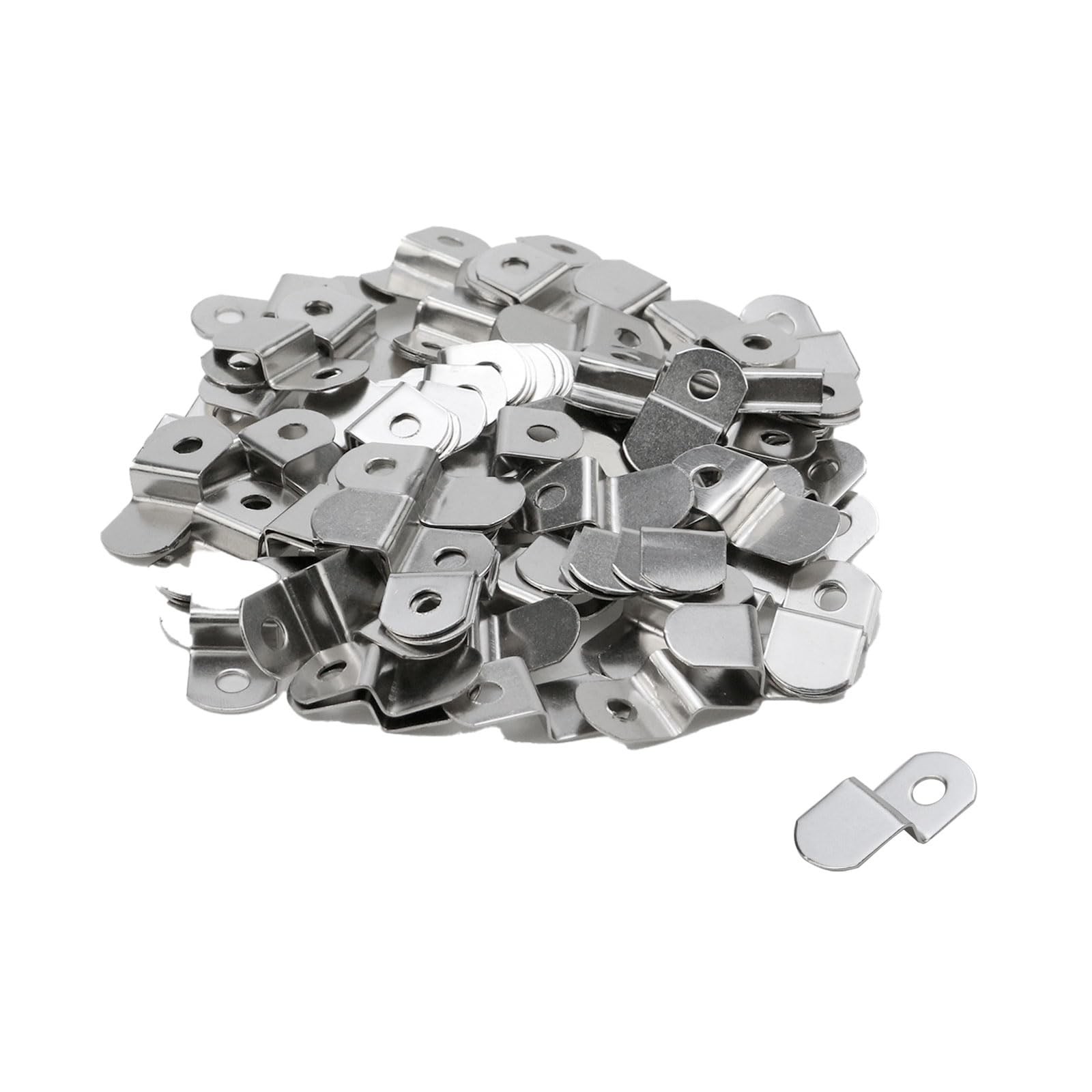 1/4 Inch Offset Canvas Clips 120Pcs, Z Shape Picture Framing & Mirror Mountin... gallery