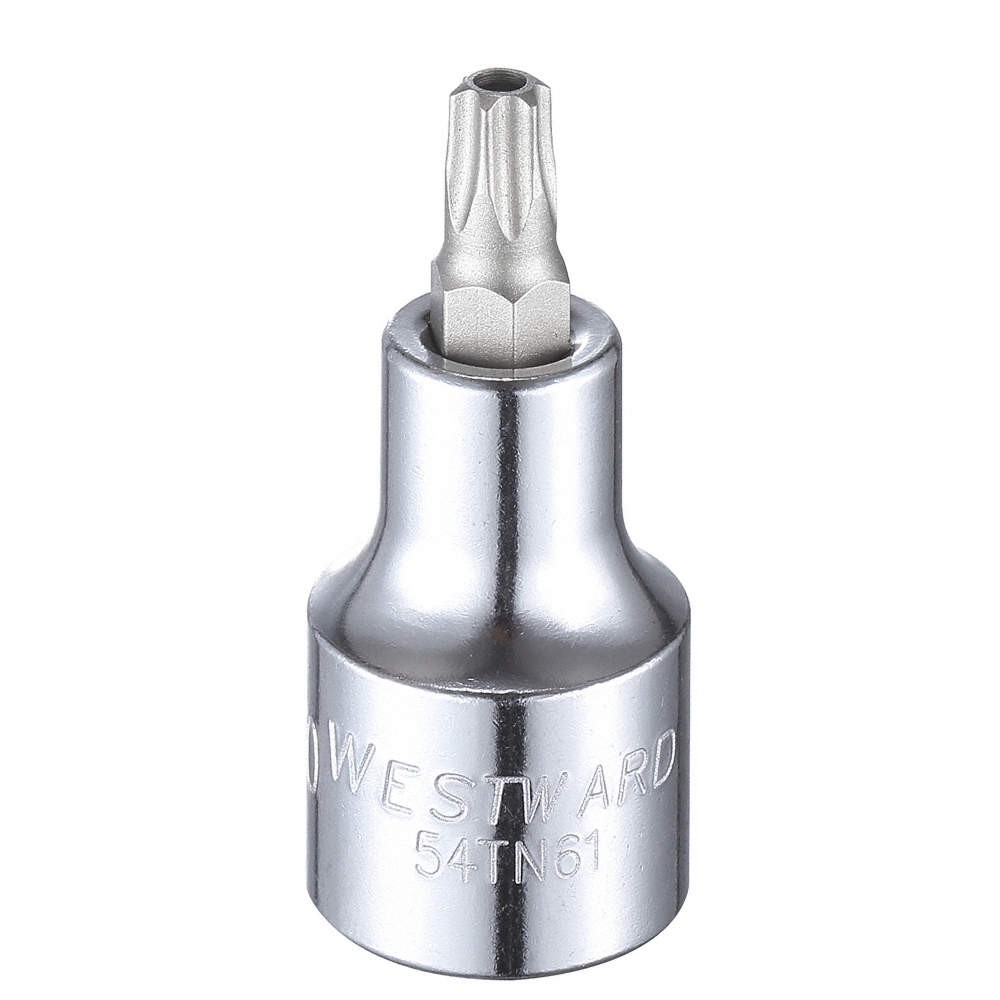 WESTWARD 54TN61 Socket Bit, Steel, 1/2 in, TpSz T40 54TN61 gallery