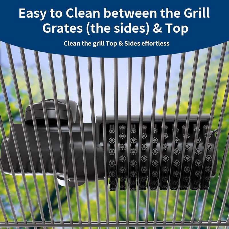 Powerful Electric BBQ Grill Brush - Versatile Detached Head & Long Battery Life gallery