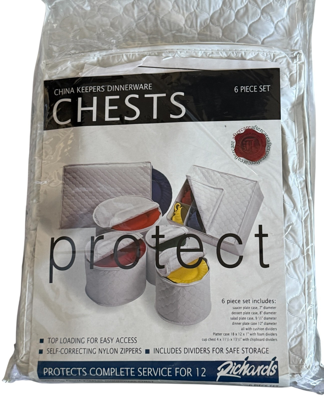 NEW Richards China Storage Six Piece Canvas Set Quilted Breathable gallery