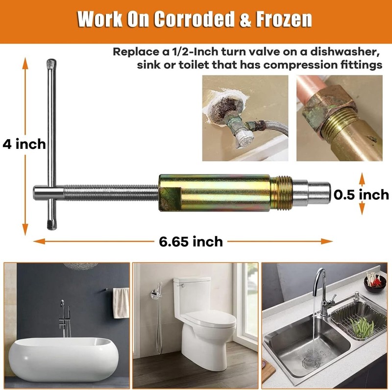 Compression Sleeve Puller Remove Tool Nut & Ferrule of Pipe 03943 Sleeve Remover gallery