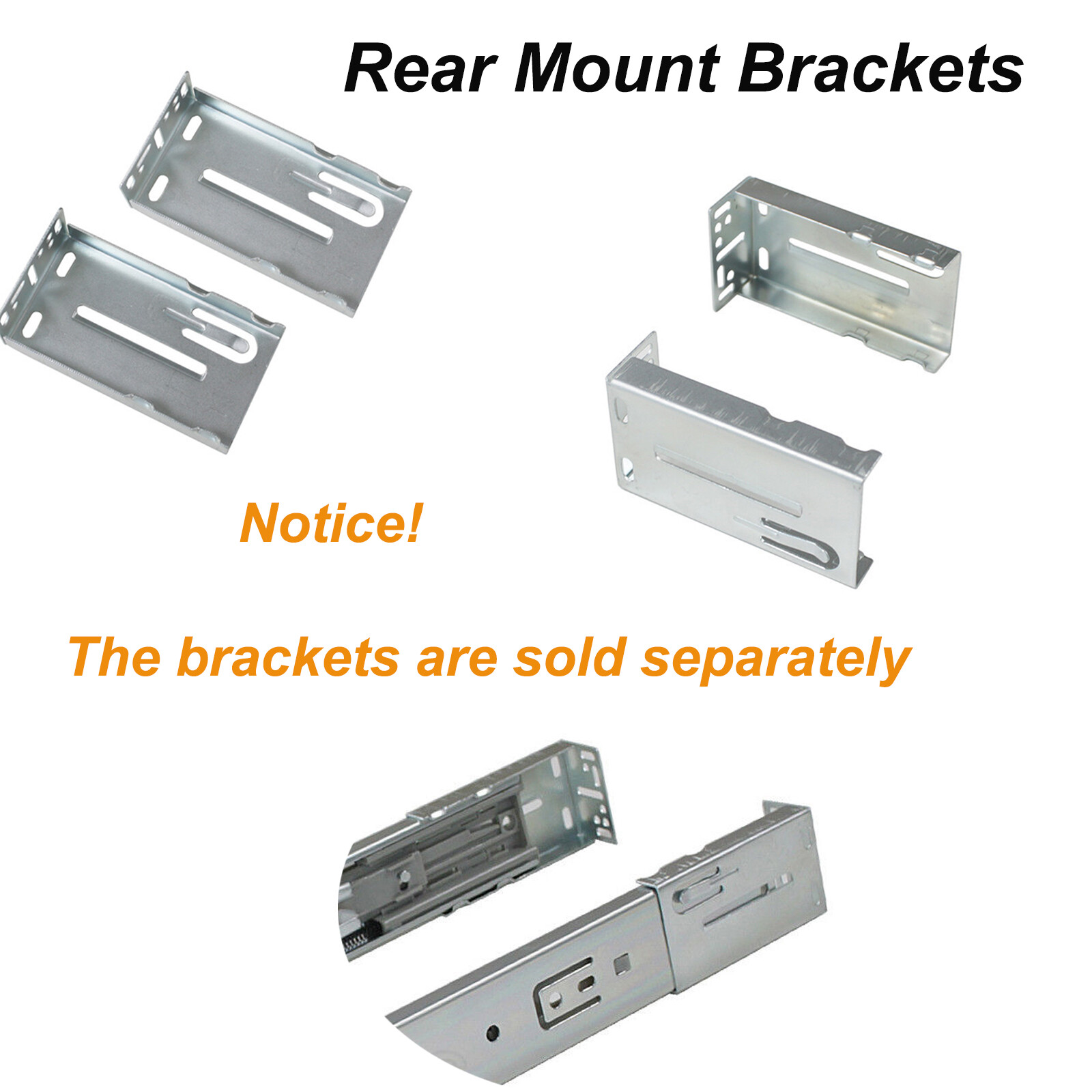 Probrico Soft Close Full Extension Drawer Slides Ball Bearing Side or Rear Mount gallery