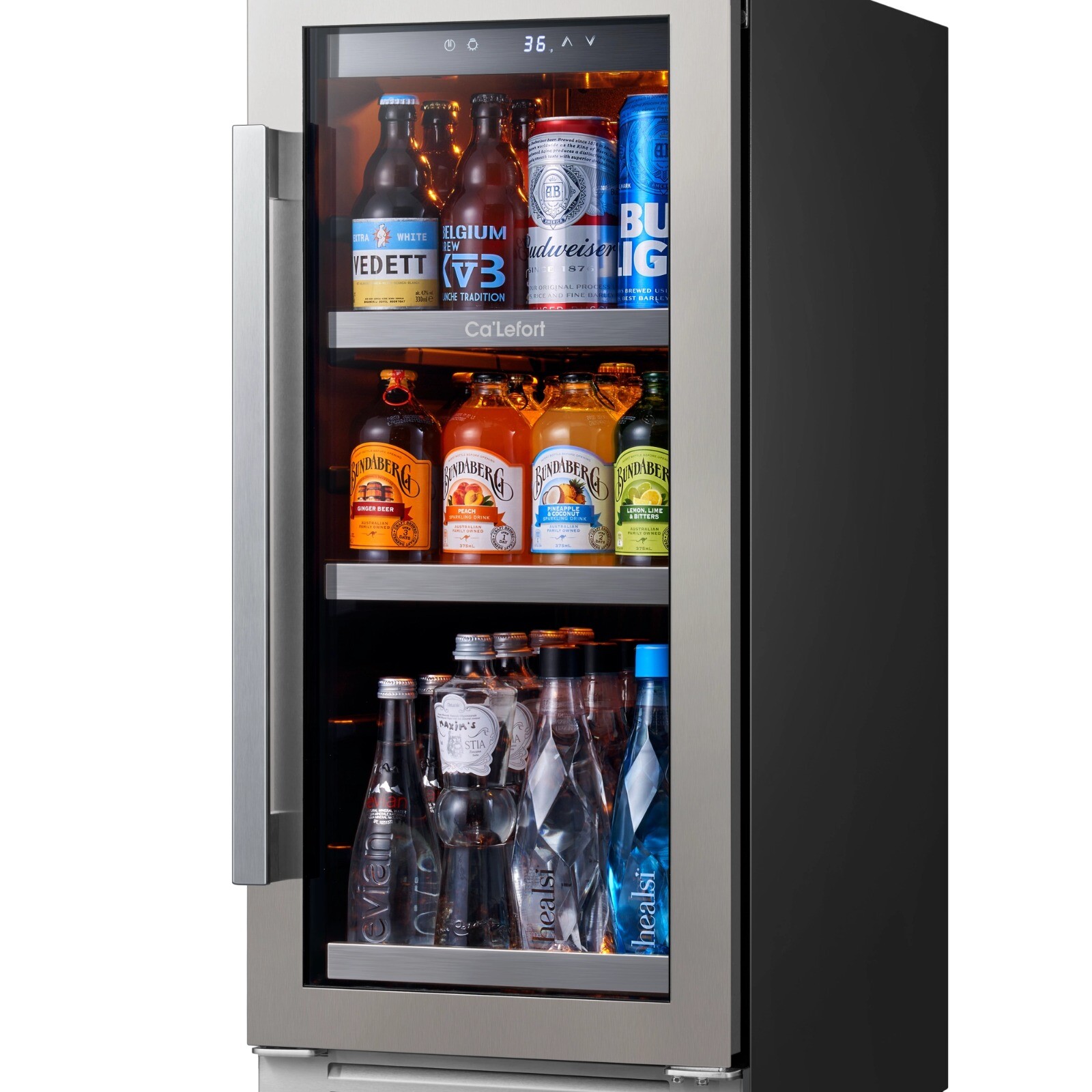 Ca'Lefort 15" Small Beverage Refrigerator Cooler Soda Beer Drink Home/Bar gallery