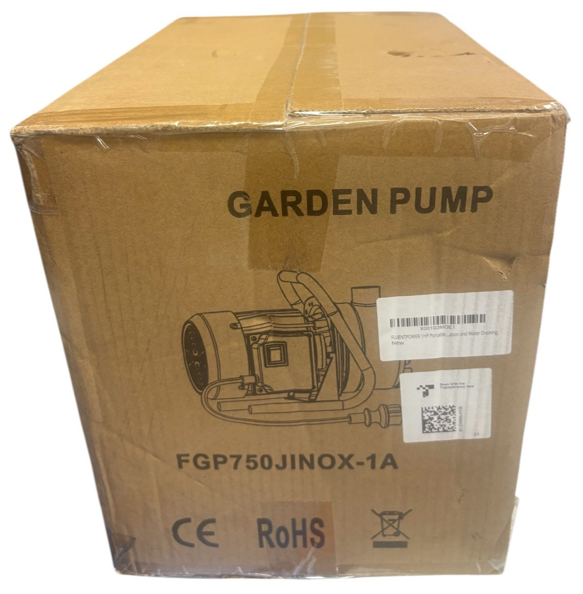 FLUENTPOWER 1HP Portable Garden Transfer Pump, 900GPH Electric Sprinkler Boos... gallery