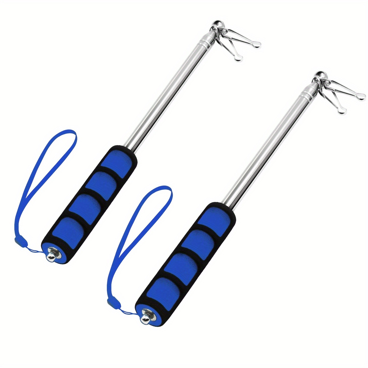 Anley 2 Pcs 5 Ft Telescopic Handheld Flagpoles Extendable Collapsable Flag Pole gallery