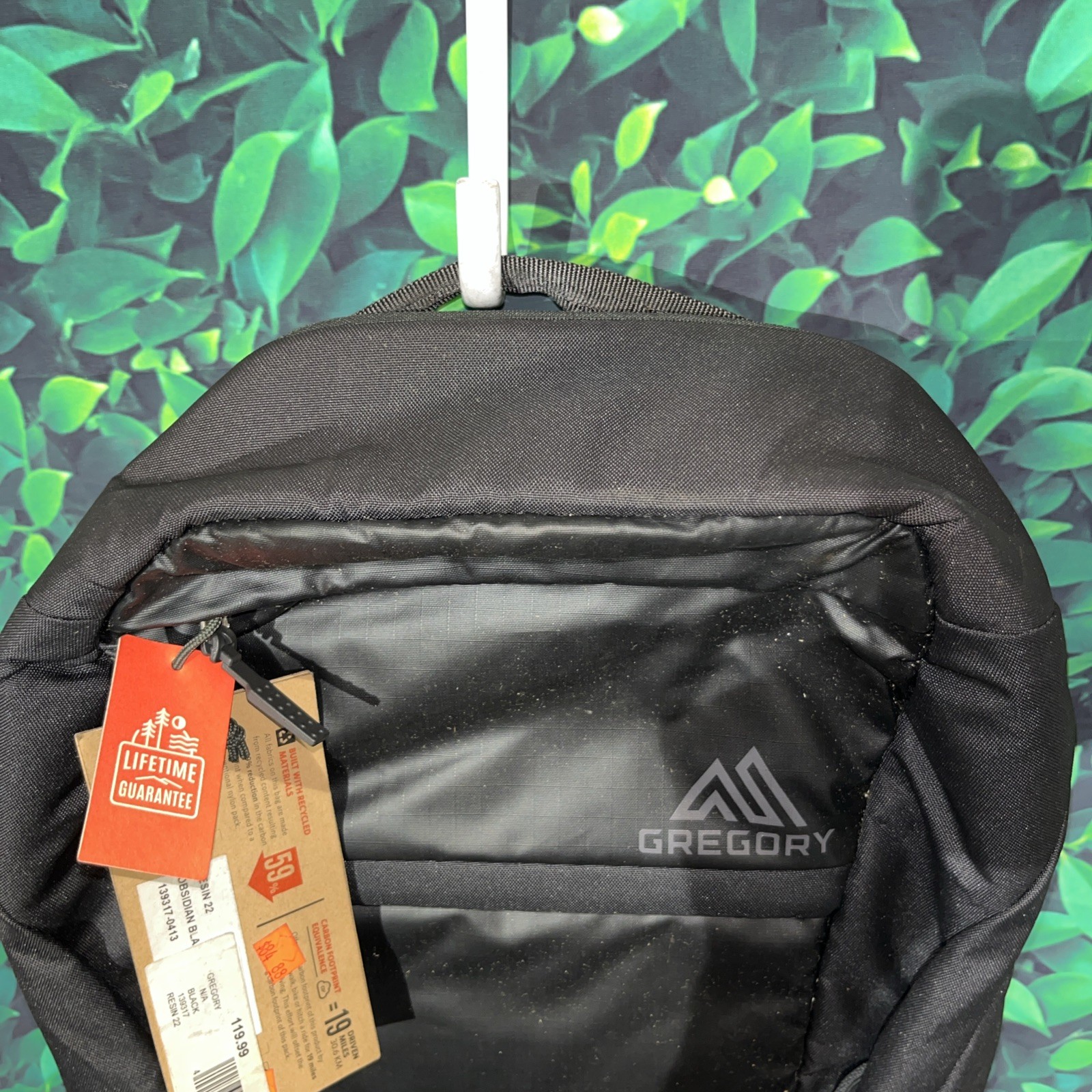 Gregory Resin 22 Black Backpack With Defects  4