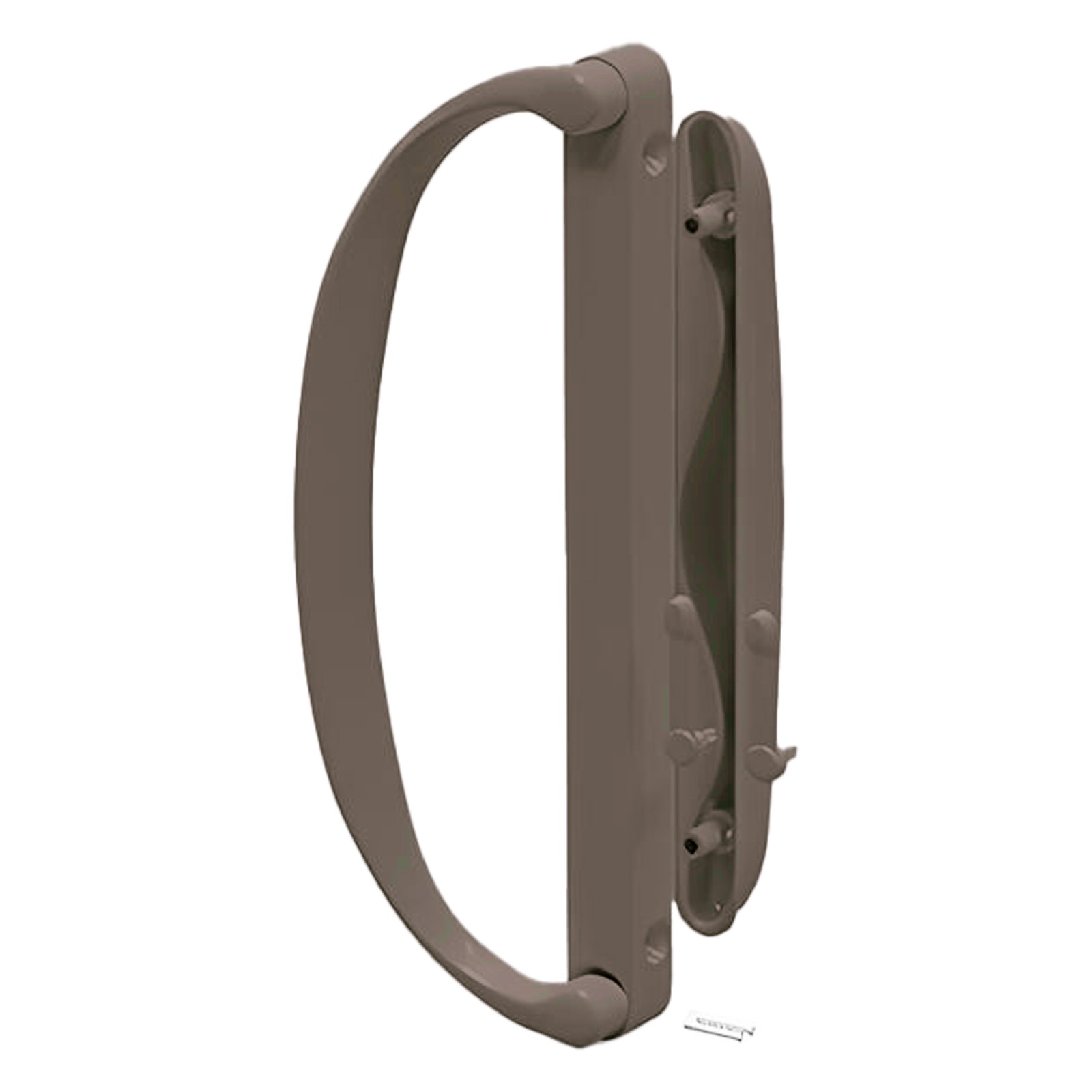Brixwell Metal Patio Door Handle Set Without Key Lock 4-15/16" Centers Bronze gallery