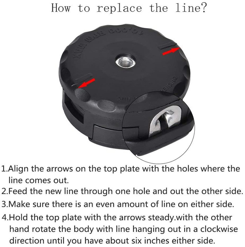 SRM-225 String Trimmer Head For Echo 99944200907 Speed-Feed 400 M10x1.25 LHF gallery