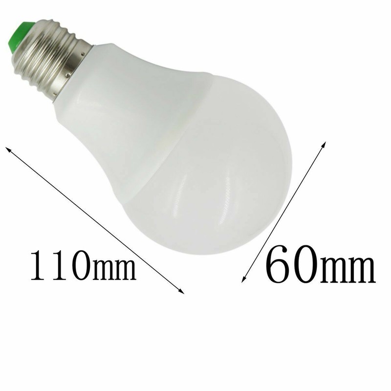 3pcs 60W Equivalent E26 E27 A19 LED Light 12-24V Globe RV/Boat Bulb Daylight H gallery