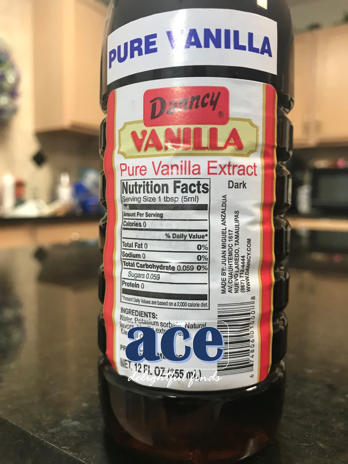 Two (2) Danncy Pure Mexican Vanilla Extract - Dark Color (12 oz each) gallery