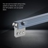 4PCS Trolley Assembly Rollers for 1-5/8" Strut Channel Four Bearing gallery