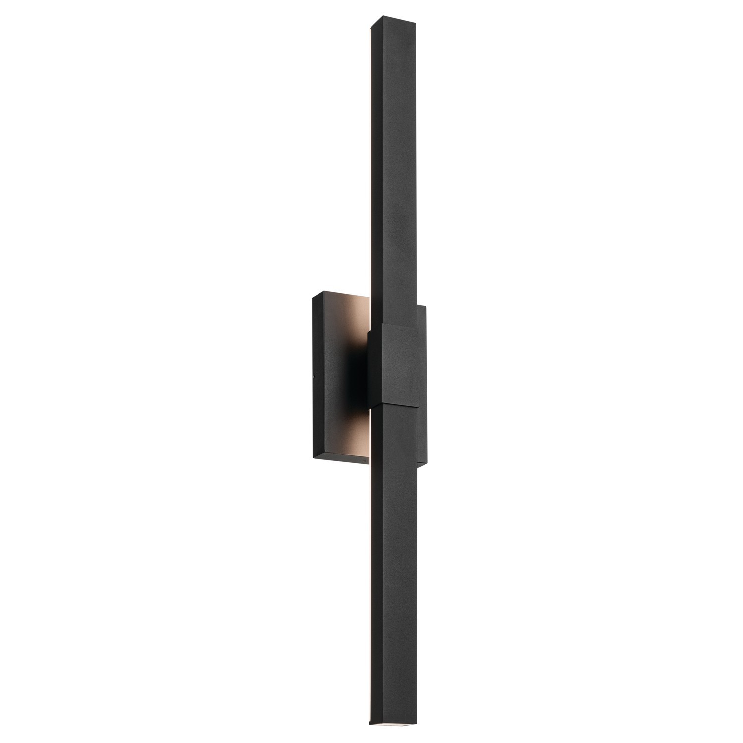 Textured Black LED Outdoor Wall Mount from the Nocar Collection gallery