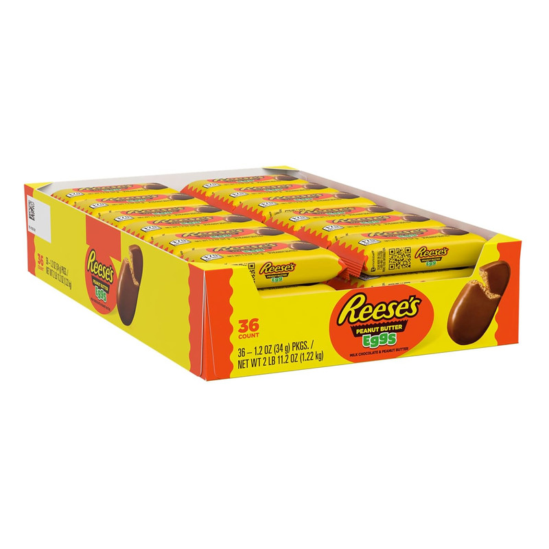 Milk Chocolate Peanut Butter Eggs, Easter Basket Easter Candy Packs, 1.2 Oz (36 gallery