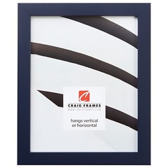 Craig Frames Confetti, .75 Inch Wide Modern Navy Blue Picture Frame