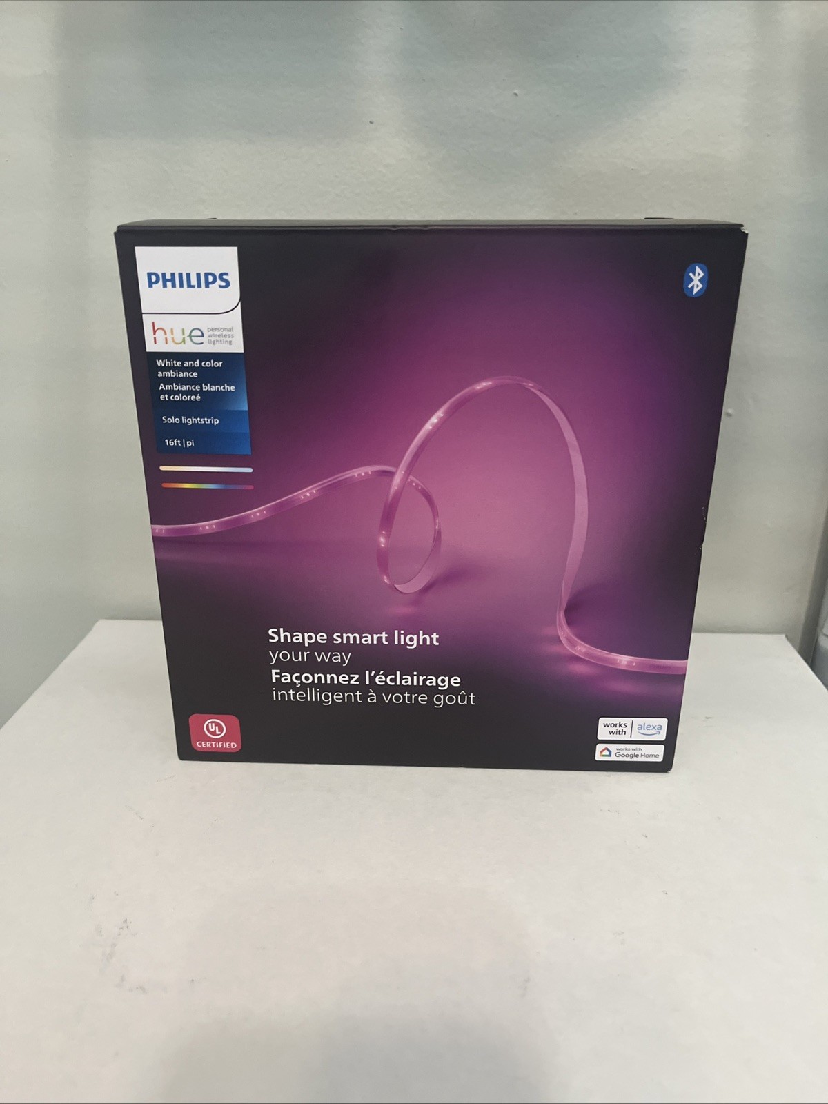 Philips Hue 16ft Smart LED Lightstrip RGB Color Changing Dimmable App Voice Cont gallery