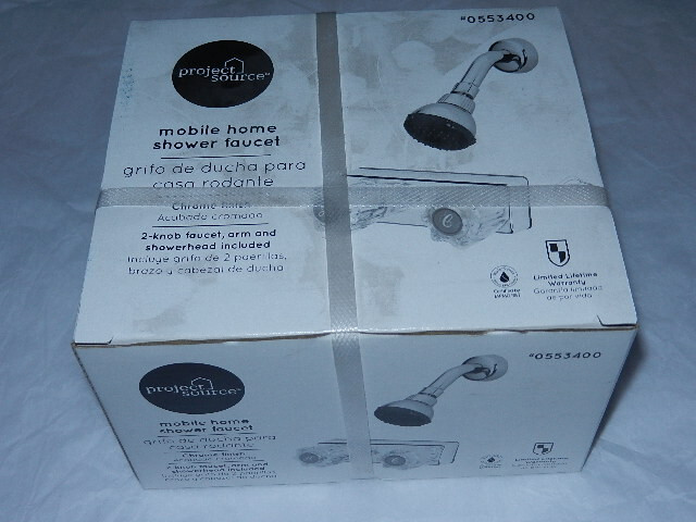 new no warranty project source Mobile Home Chrome Shower Faucet & showerhead