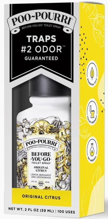 POO-POURRI Before-You-Go Original Citrus Toilet Spray - 2 oz (2 Pack) gallery