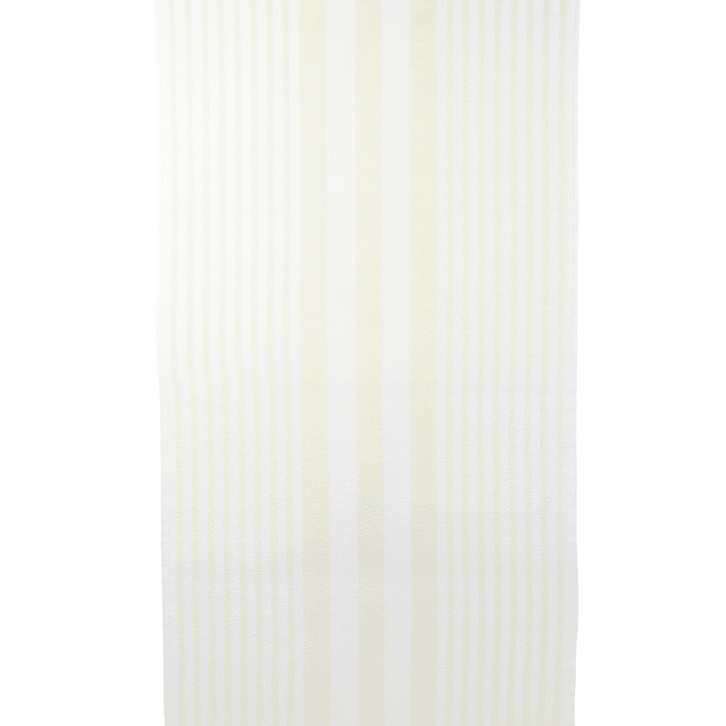 3 Piece - Beach Pool Spa Towels Striped Lemon and White 100% Cotton 30" x 60" gallery